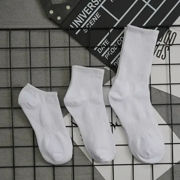 10-Pack Thick Cotton Tube Socks – Deodorant Winter Basketball Crew Socks for Men & Women