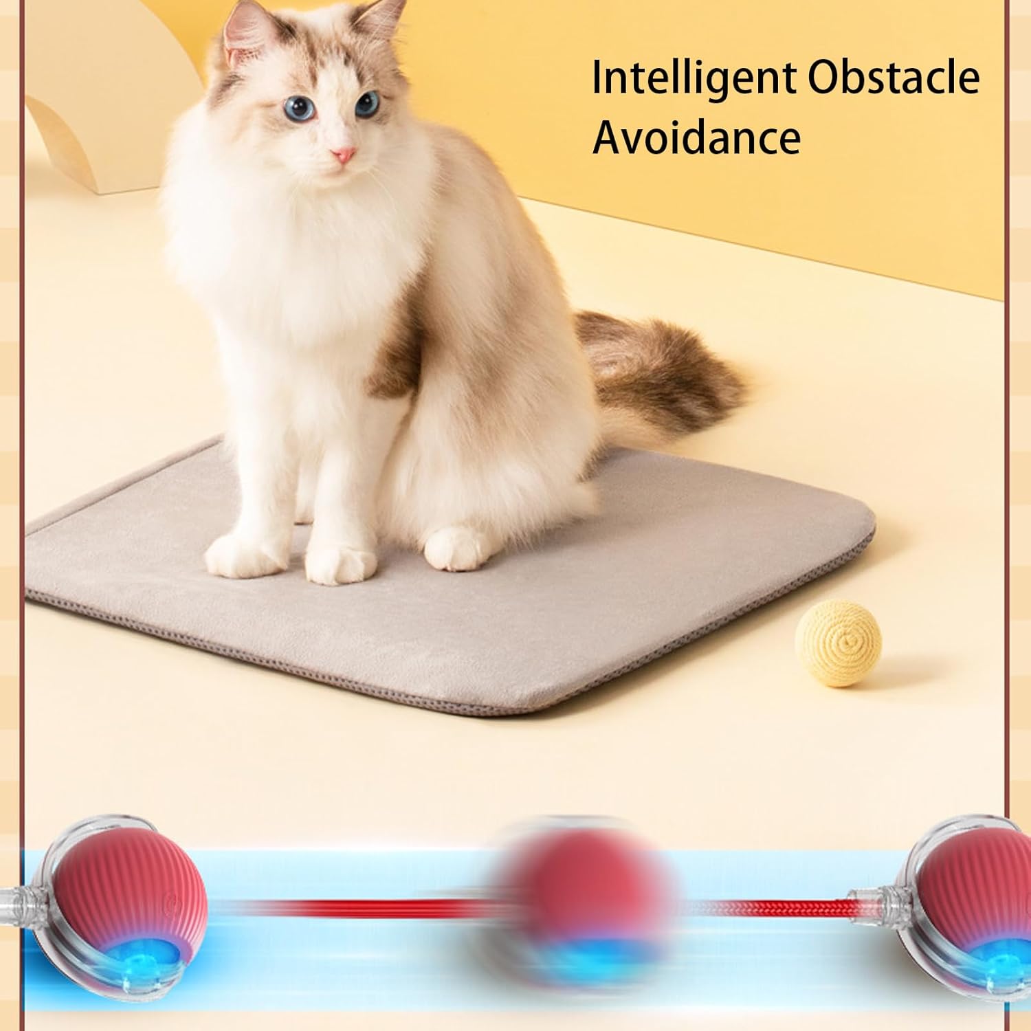 AutoPaws™ Self-Moving Dog Toy – Interactive Motion Pet Toy for Active Play