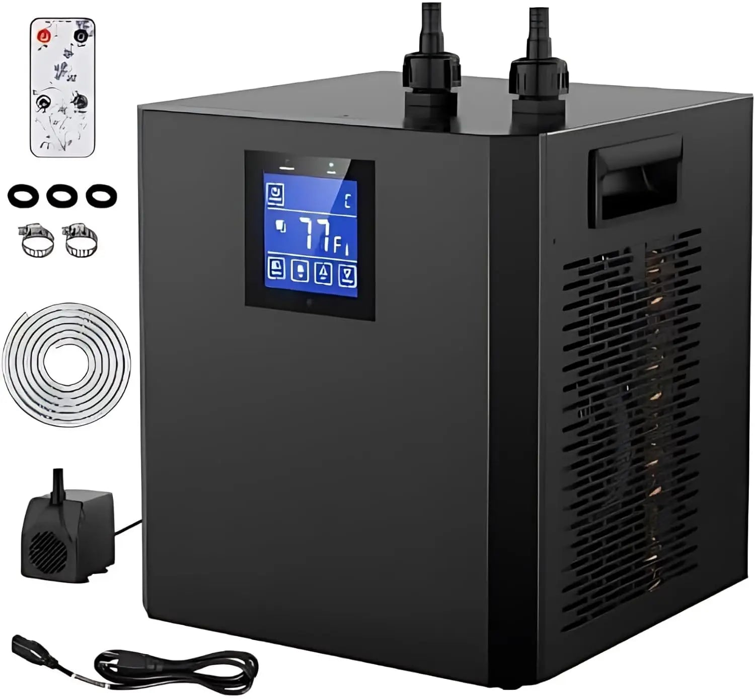 79 Gal Aquarium & Hydroponic Water Chiller 1/3HP – Efficient Cooling System with Pump & Remote Control