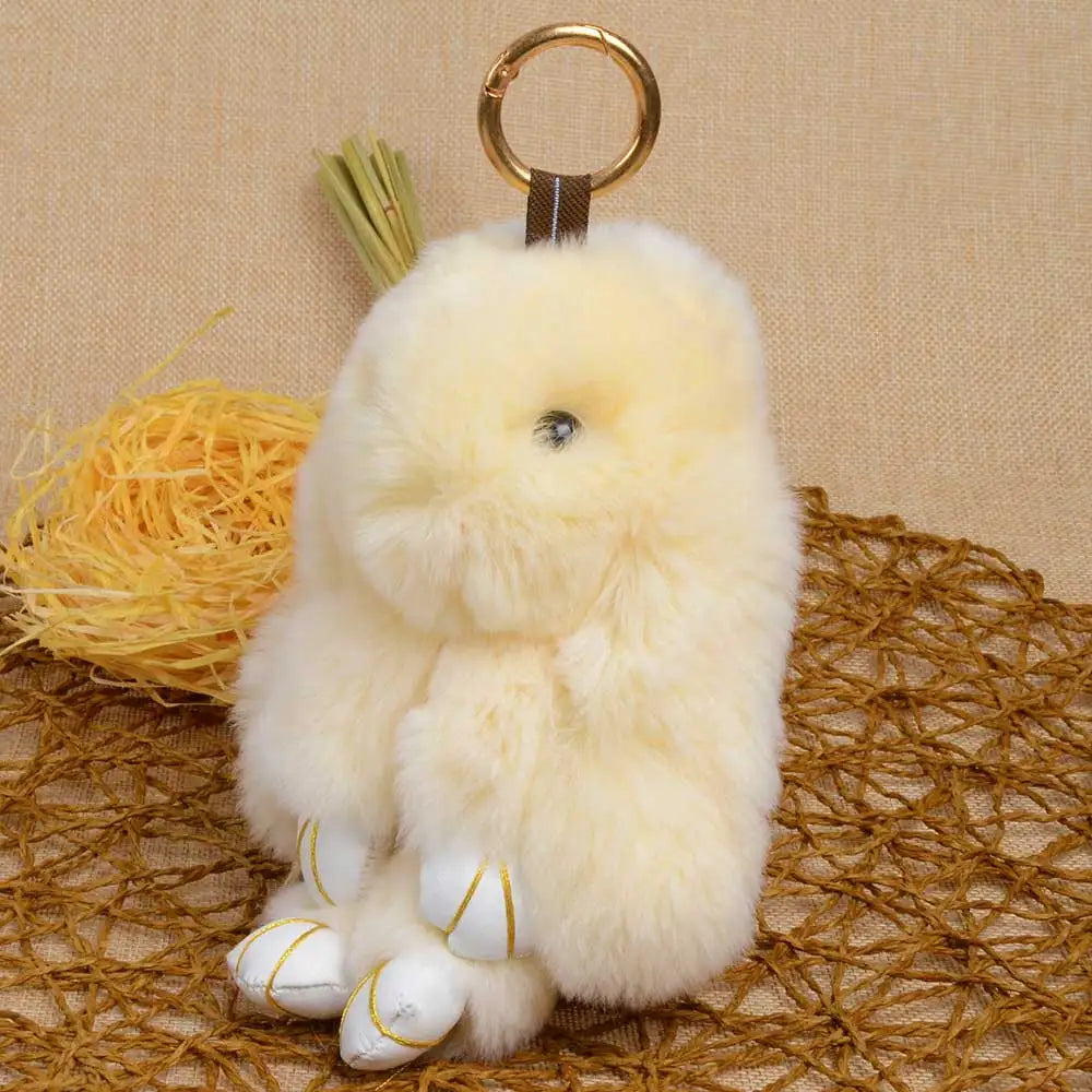 BunnyCharm™ Plush Keychain Set  — Cute Bunny Keychain Gift Box for Easter, Birthdays & Everyday Joy