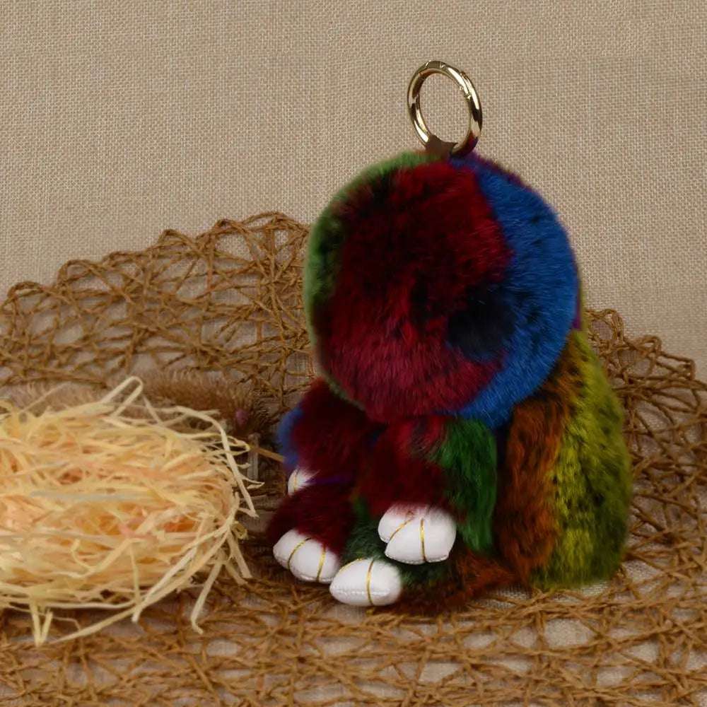 BunnyCharm™ Plush Keychain Set  — Cute Bunny Keychain Gift Box for Easter, Birthdays & Everyday Joy