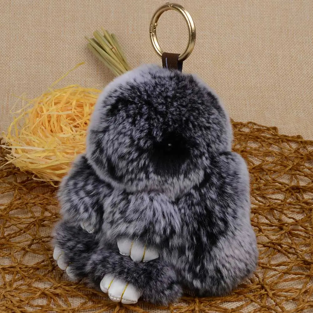 BunnyCharm™ Plush Keychain Set  — Cute Bunny Keychain Gift Box for Easter, Birthdays & Everyday Joy