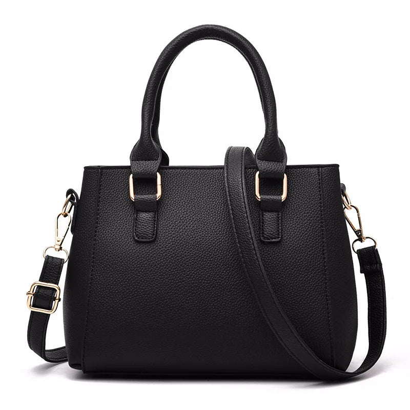 Embroidered Leather Messenger Bag for Women | Stylish Ladies Crossbody Handbag with Hair Ball Charm