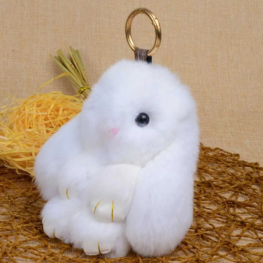 BunnyCharm™ Plush Keychain Set  — Cute Bunny Keychain Gift Box for Easter, Birthdays & Everyday Joy