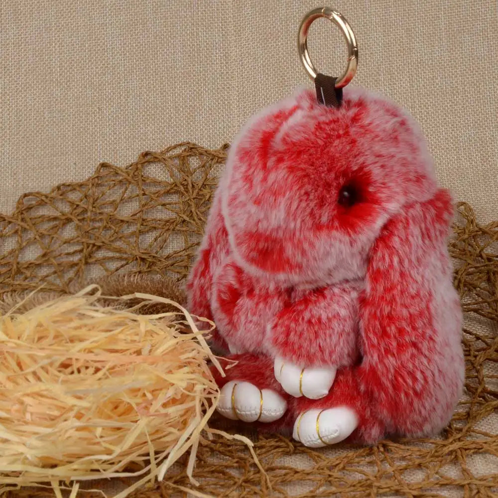 BunnyCharm™ Plush Keychain Set  — Cute Bunny Keychain Gift Box for Easter, Birthdays & Everyday Joy
