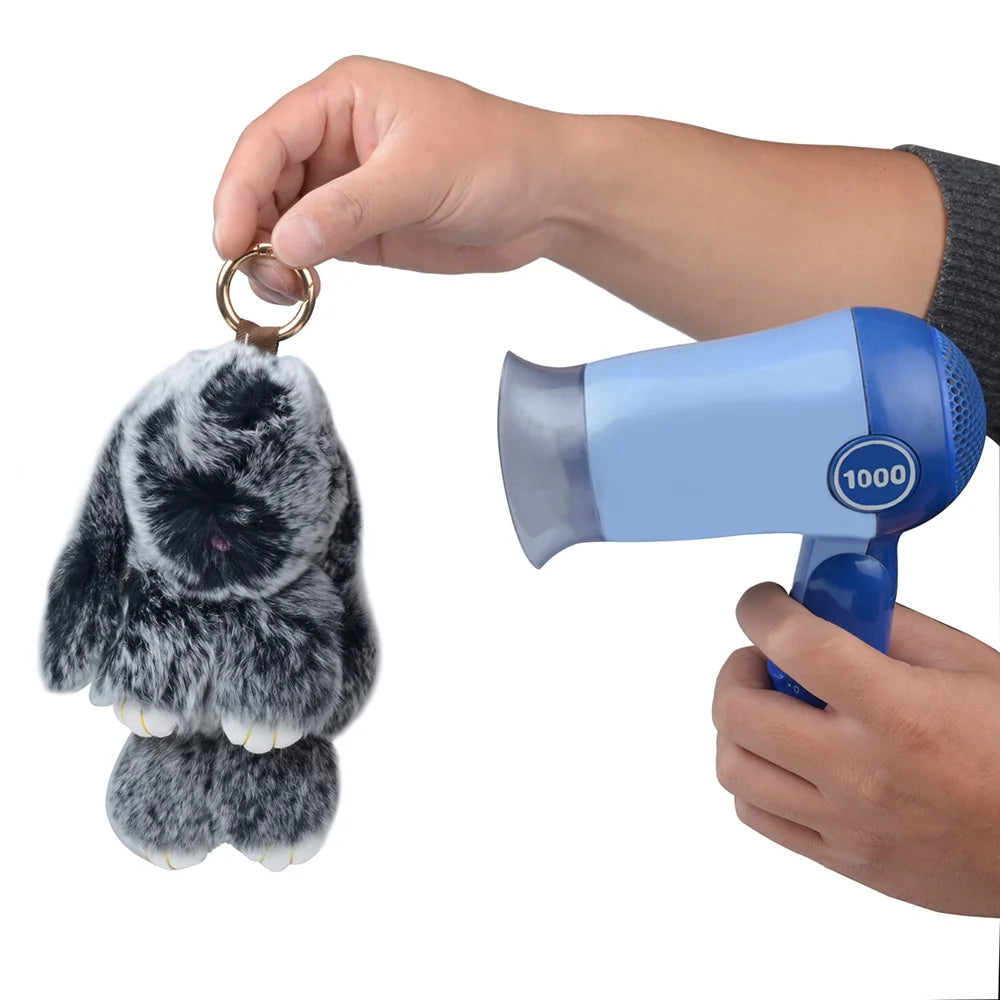BunnyCharm™ Plush Keychain Set  — Cute Bunny Keychain Gift Box for Easter, Birthdays & Everyday Joy