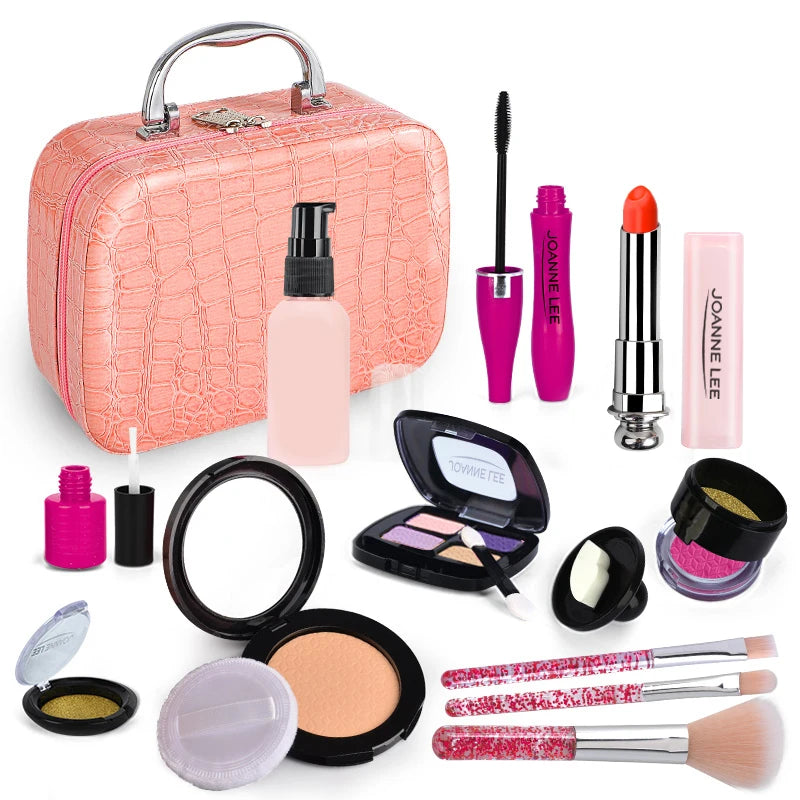 GlamPlay™ Kids Makeup Set – Pretend Play Beauty Kit for Girls (Safe, Washable & Non-Toxic)
