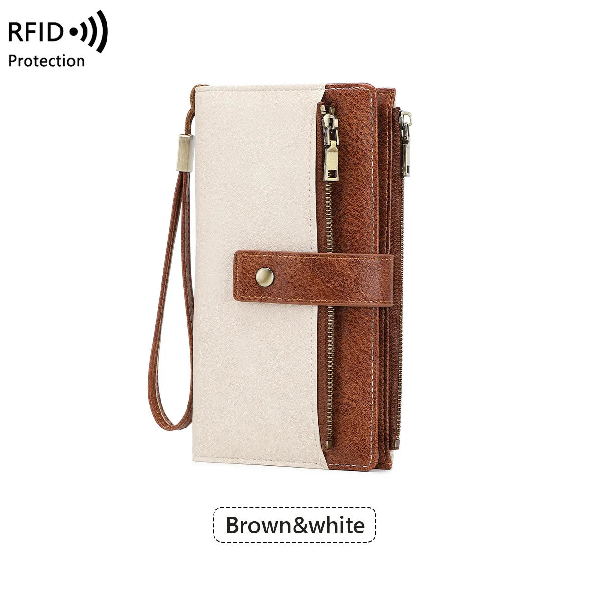 LuxeGuard™ Long Wallet — RFID Security Meets Timeless Elegance