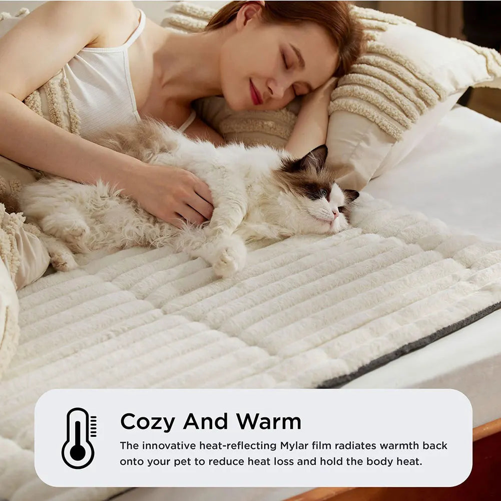 SnuggleHeat™ Self-Warming Pet Bed 🐱✨ – Cozy Thermal Dog & Cat Bed for Warmth, Better Sleep & Comfort Without Electricity