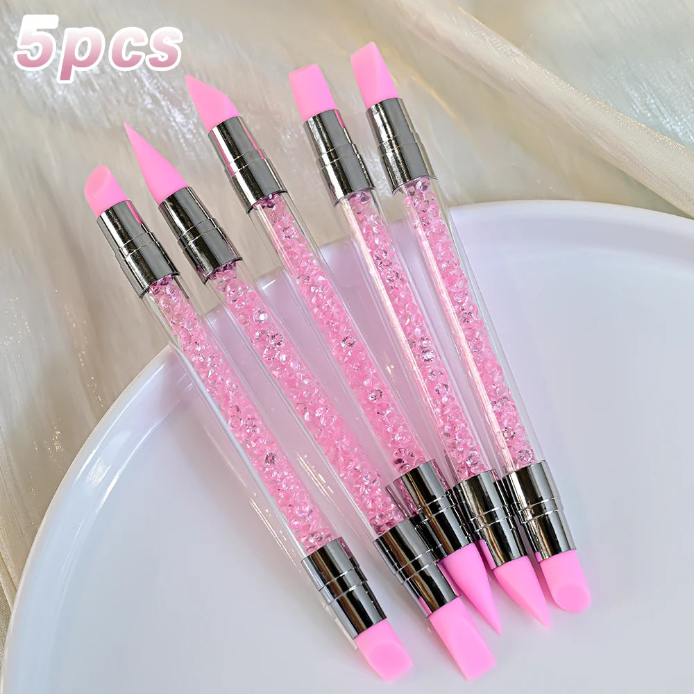 StampGlam™ Nail Art Pen Set 💅✨ — Easy Nail Art Stamp Pen Kit for DIY Salon Designs at Home