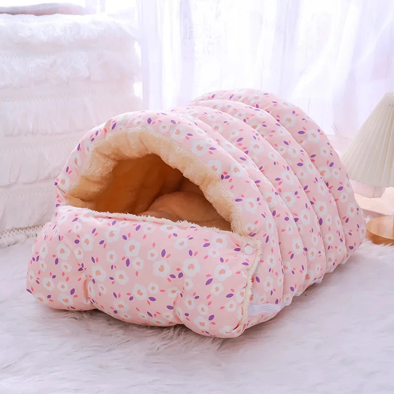 PurrNest 360™ Washable Cat Bed – Soft, Cozy & All-Season Pet Comfort