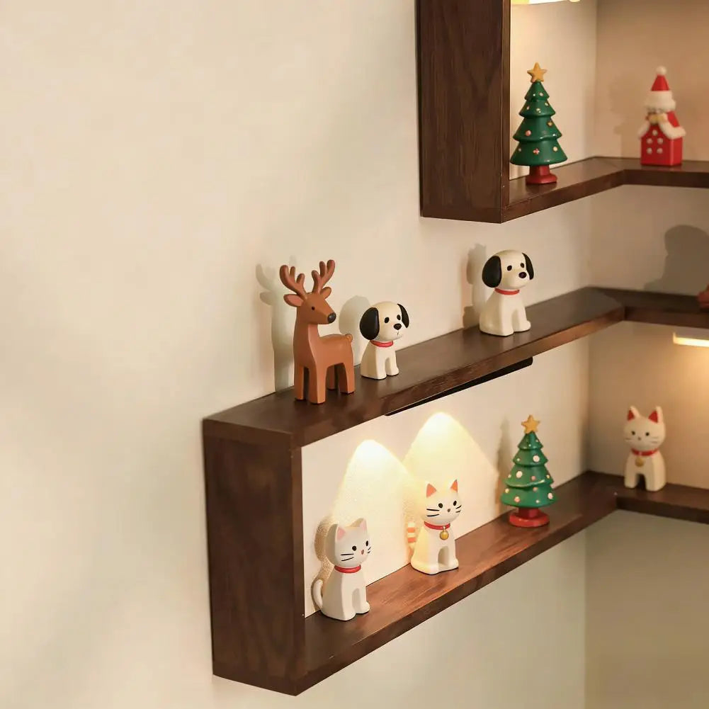 CornerLux™ LED Art Shelf ✨📦 — Corner Wall Shelf with LED Light, Smart Storage & Modern Home Décor