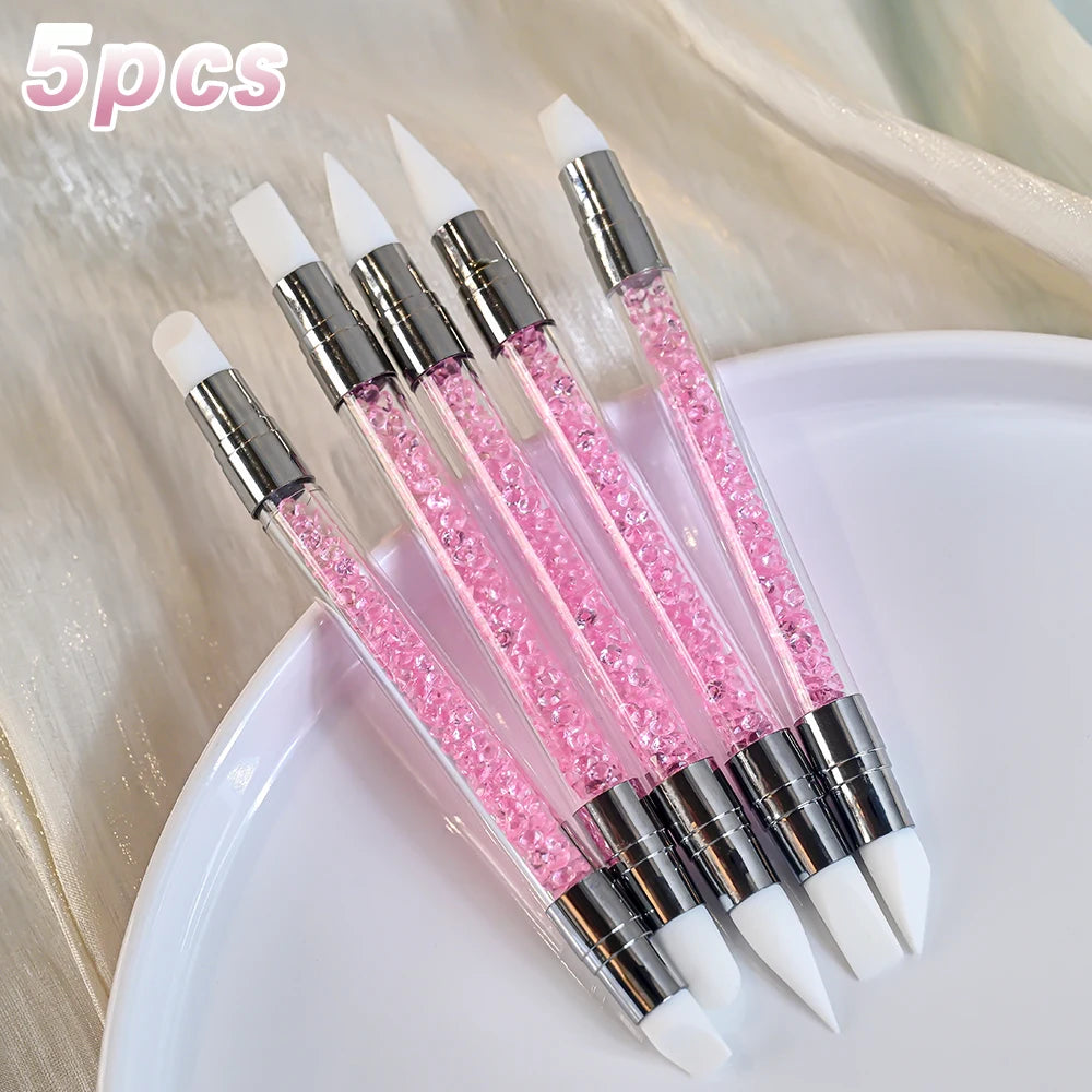 StampGlam™ Nail Art Pen Set 💅✨ — Easy Nail Art Stamp Pen Kit for DIY Salon Designs at Home