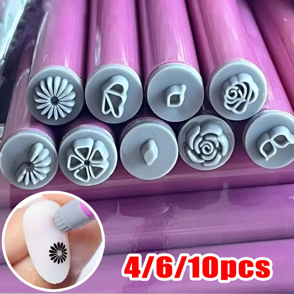 StampGlam™ Nail Art Pen Set 💅✨ — Easy Nail Art Stamp Pen Kit for DIY Salon Designs at Home