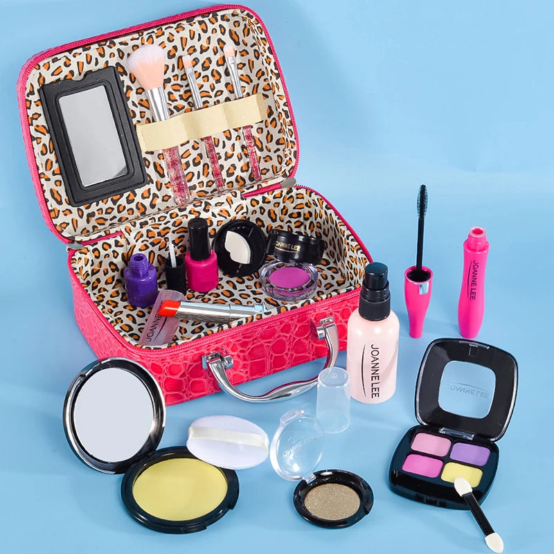 GlamPlay™ Kids Makeup Set – Pretend Play Beauty Kit for Girls (Safe, Washable & Non-Toxic)