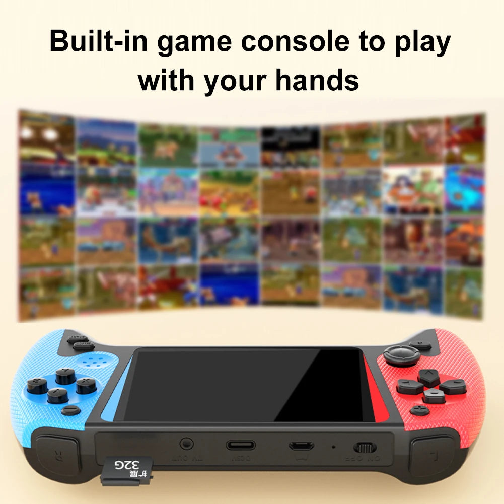 RetroPlay™ Handheld Game Console 🎮 – Portable Gaming Console with 2000 Built-In Classic Games | Pocket Retro Arcade Player for Travel & Kids