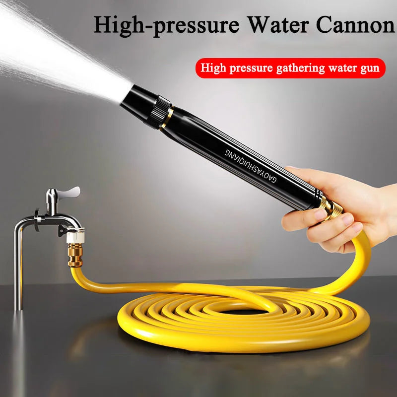 TurboBlast™ High-Pressure Hose Spray Nozzle – 10-Pattern Adjustable Power Washer Attachment