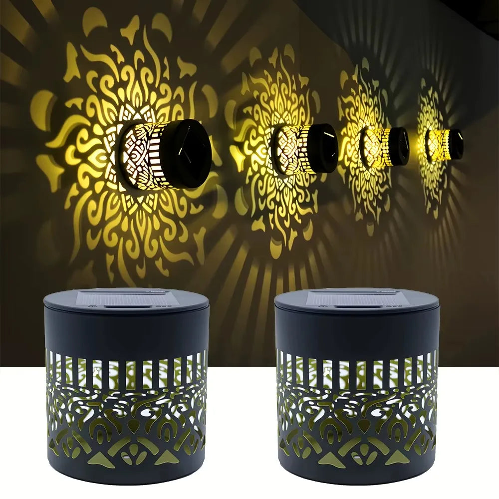 MandalaGlow™ Solar Light – Outdoor LED Garden Light with Decorative Pattern, Wireless & Energy Saving