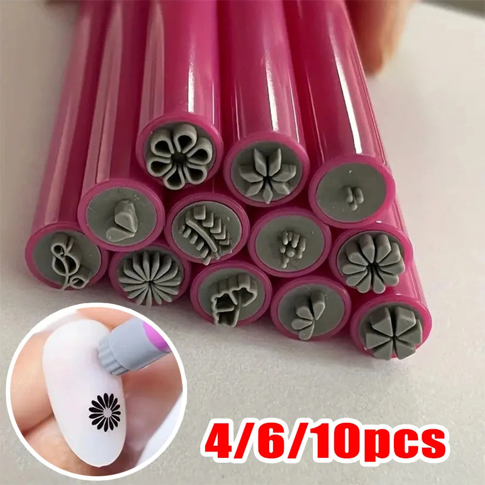 StampGlam™ Nail Art Pen Set 💅✨ — Easy Nail Art Stamp Pen Kit for DIY Salon Designs at Home