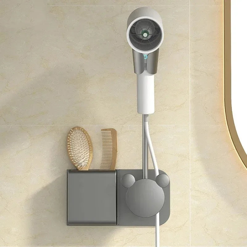StyleSpin™ Hair Dryer Holder 💨 — 360° Rotating Hands-Free Hair Dryer Stand for Easy Styling & Drying