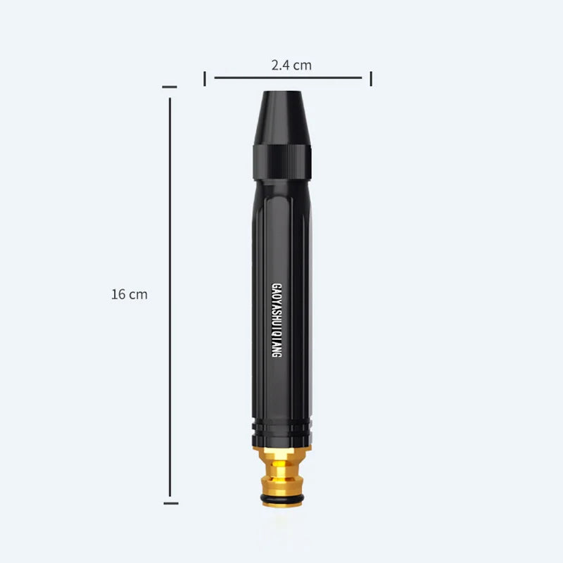 TurboBlast™ High-Pressure Hose Spray Nozzle – 10-Pattern Adjustable Power Washer Attachment