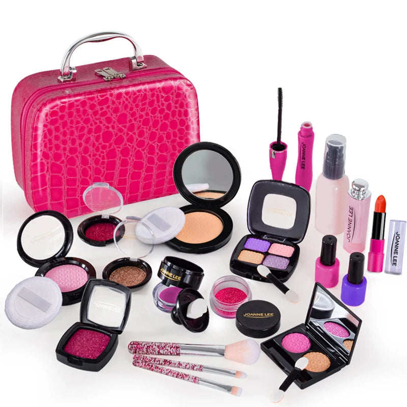 GlamPlay™ Kids Makeup Set – Pretend Play Beauty Kit for Girls (Safe, Washable & Non-Toxic)