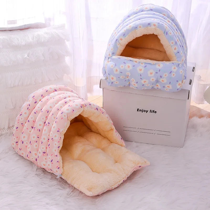 PurrNest 360™ Washable Cat Bed – Soft, Cozy & All-Season Pet Comfort