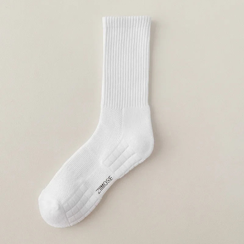 10-Pack Thick Cotton Tube Socks – Deodorant Winter Basketball Crew Socks for Men & Women