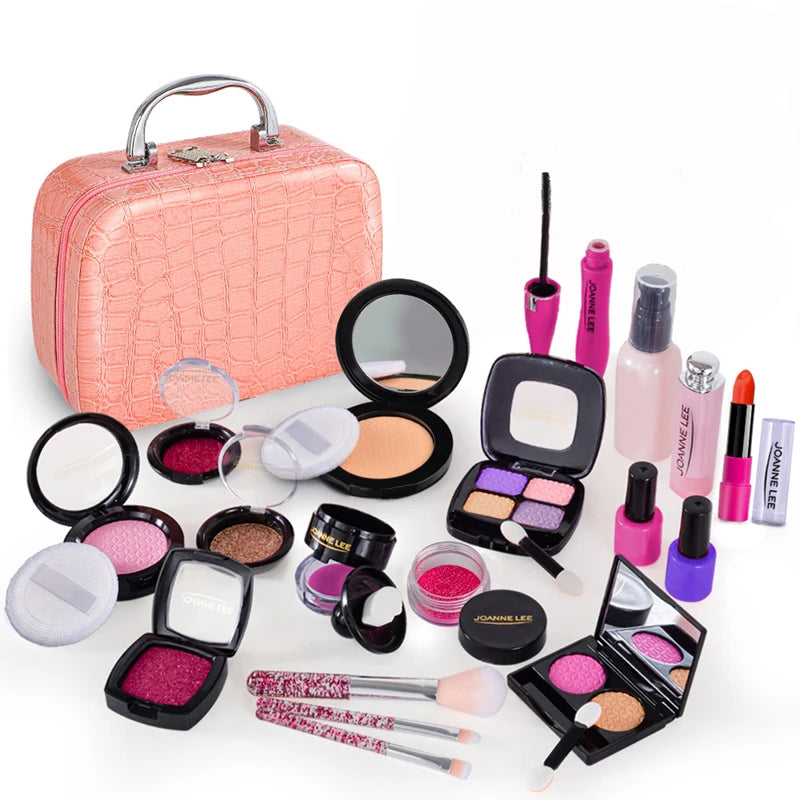 GlamPlay™ Kids Makeup Set – Pretend Play Beauty Kit for Girls (Safe, Washable & Non-Toxic)