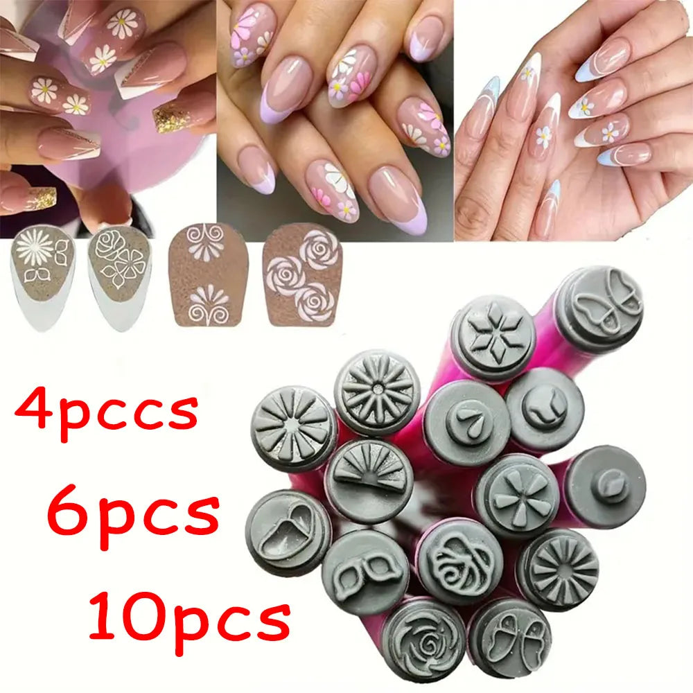 StampGlam™ Nail Art Pen Set 💅✨ — Easy Nail Art Stamp Pen Kit for DIY Salon Designs at Home