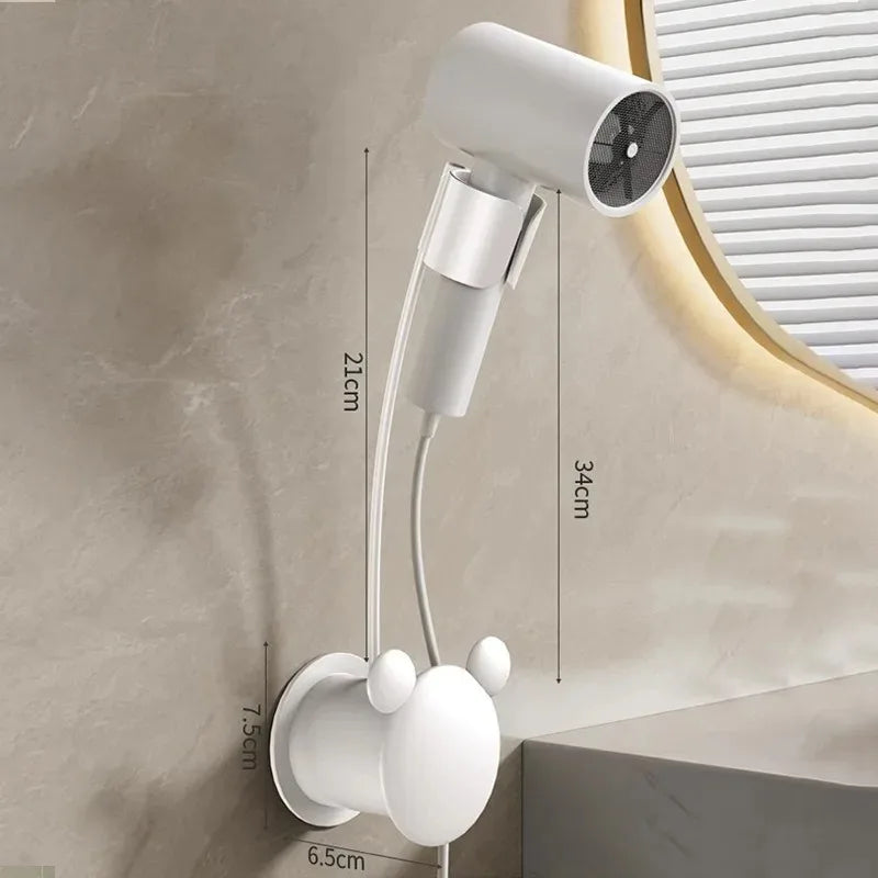 StyleSpin™ Hair Dryer Holder 💨 — 360° Rotating Hands-Free Hair Dryer Stand for Easy Styling & Drying