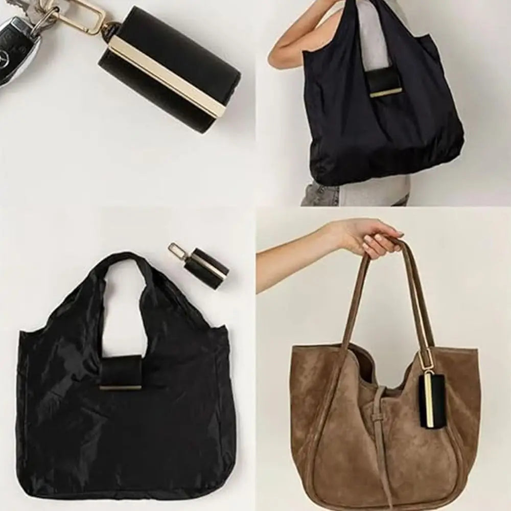 KeyTote™ Pocket Tote 👜✨ — Foldable Pocket Tote Bag for Shopping, Travel & Everyday Use