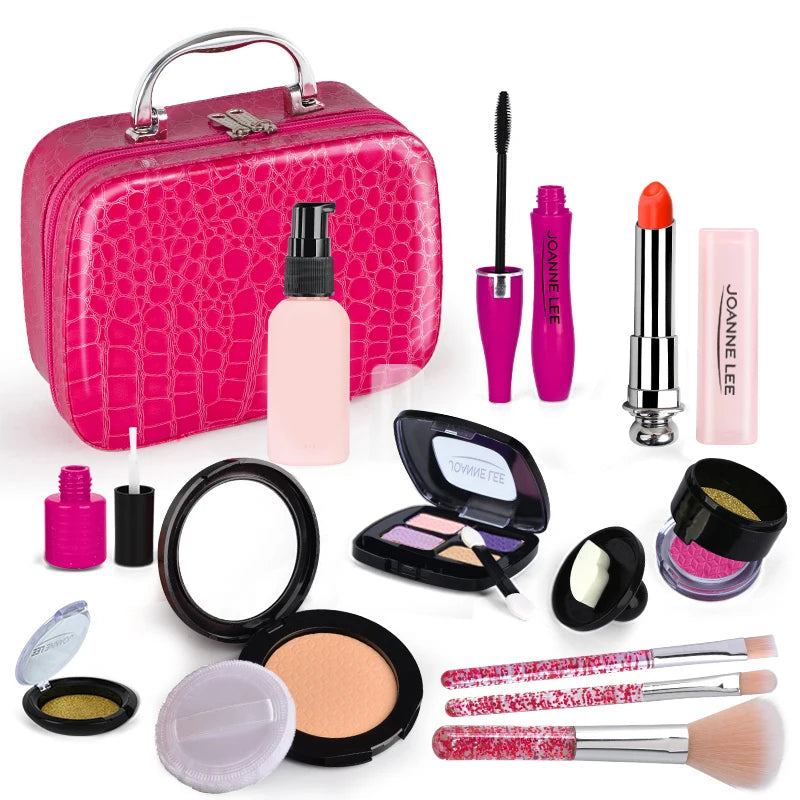 GlamPlay™ Kids Makeup Set – Pretend Play Beauty Kit for Girls (Safe, Washable & Non-Toxic)