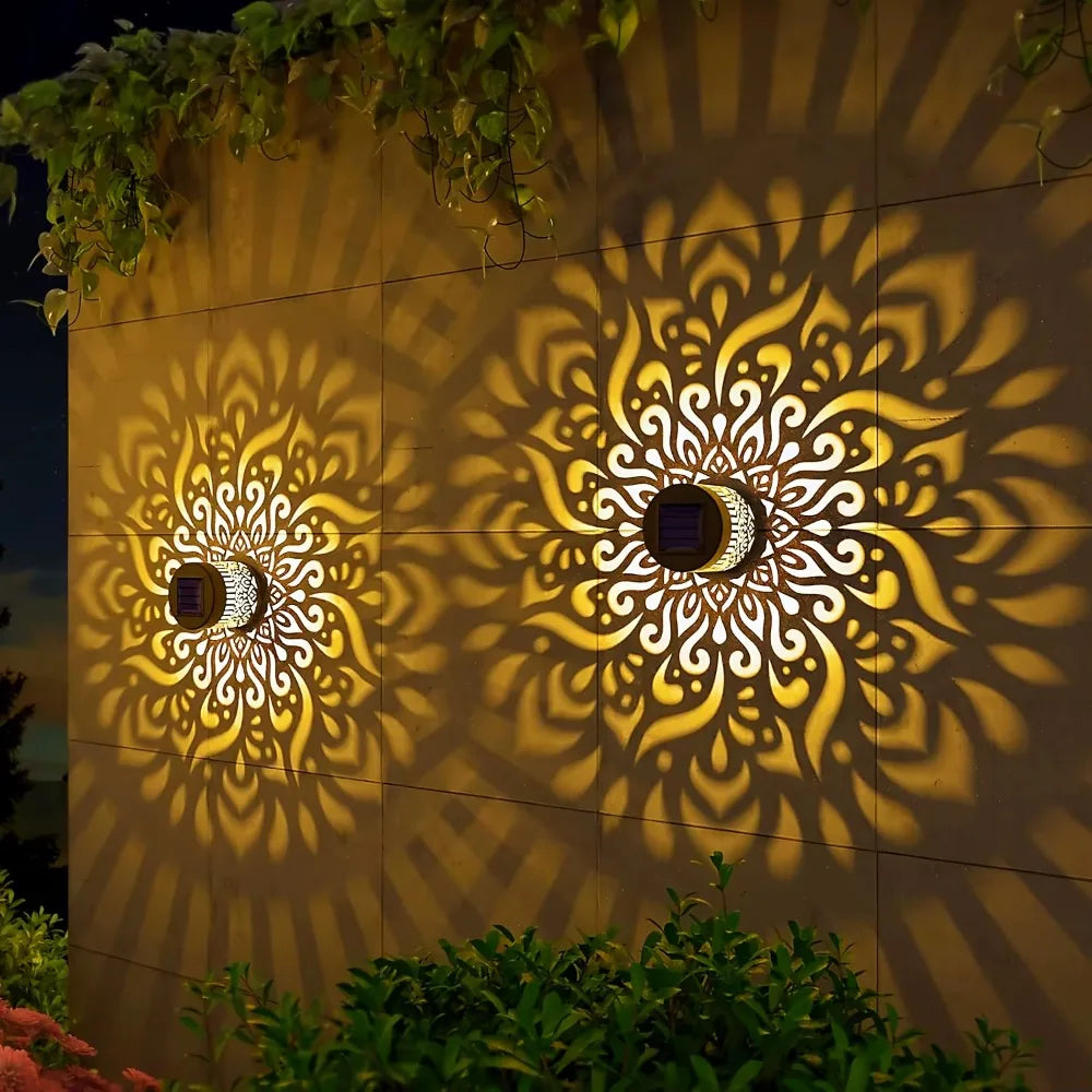 MandalaGlow™ Solar Light – Outdoor LED Garden Light with Decorative Pattern, Wireless & Energy Saving