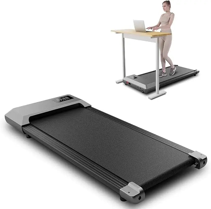 Superun 2-in-1 Walking Pad Treadmill – Home Office Under Desk Treadmill with App & Remote
