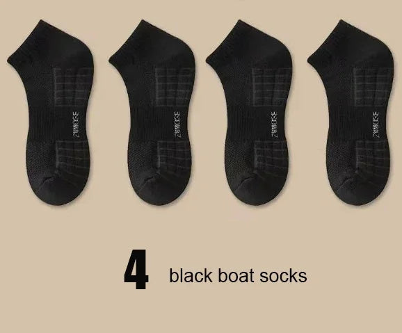 10-Pack Thick Cotton Tube Socks – Deodorant Winter Basketball Crew Socks for Men & Women