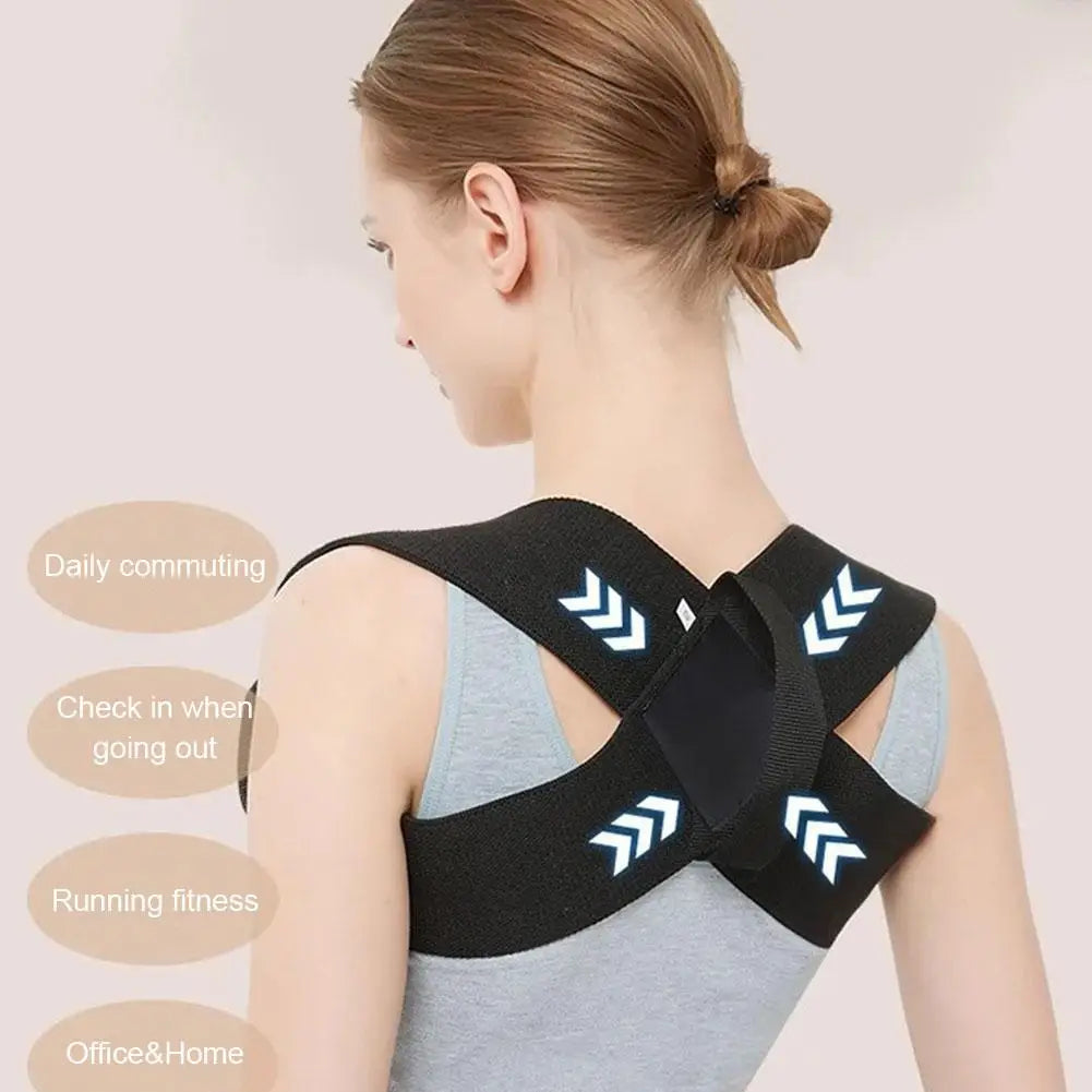 AlignFlex™ Posture Corrector for Men & Women – Adjustable Back Brace for Neck & Shoulder Support