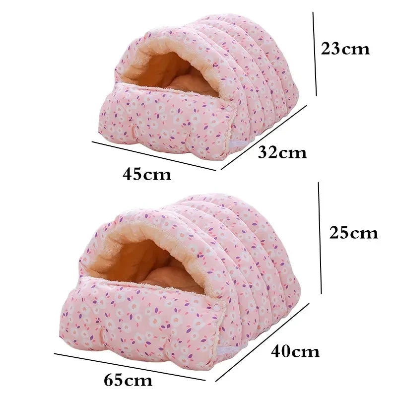 PurrNest 360™ Washable Cat Bed – Soft, Cozy & All-Season Pet Comfort