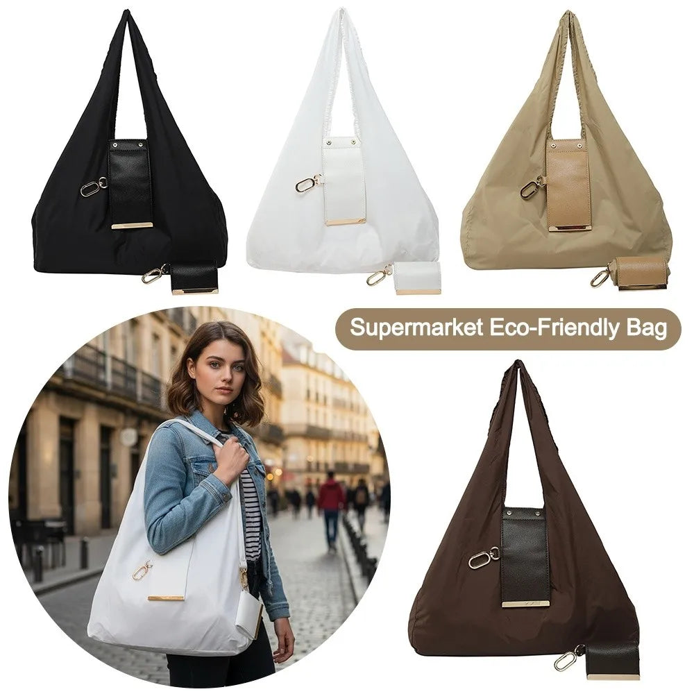 KeyTote™ Pocket Tote 👜✨ — Foldable Pocket Tote Bag for Shopping, Travel & Everyday Use