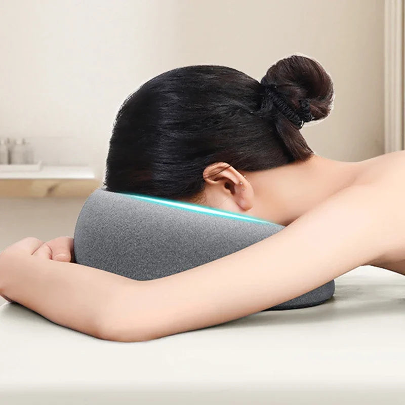 Memory Foam Face Down Pillow – Contoured Support Pillow for Prone Sleeping, Massage Recovery & Comfortable Face-Down Rest
