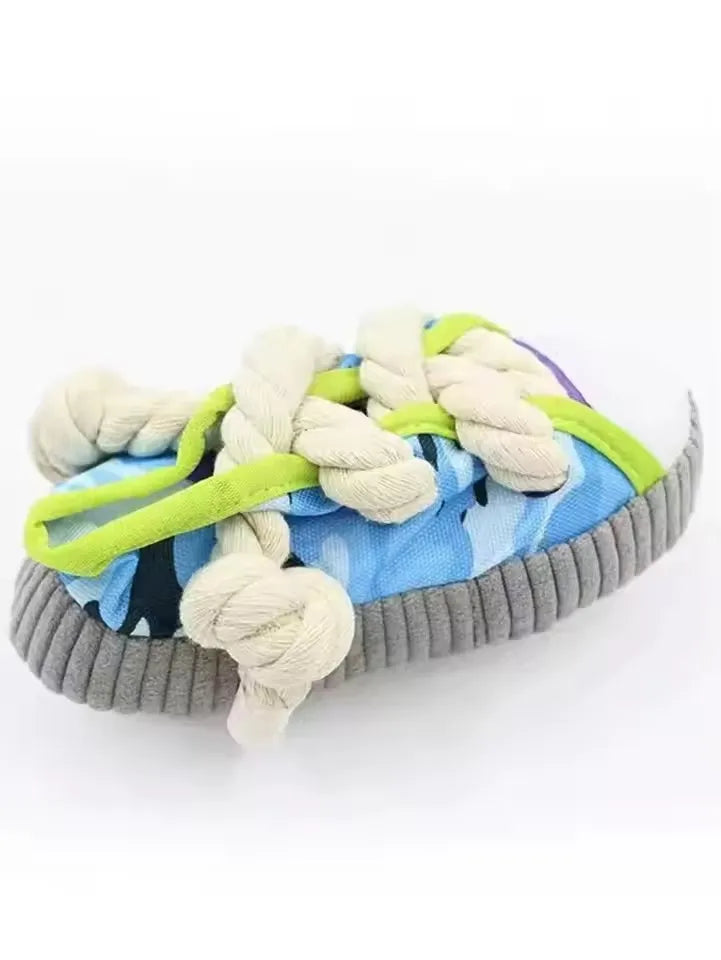 Blue Goose Plush Squeaky Pet Toy – Bite-Resistant Chew Toy for Dogs & Cats (Soft, Interactive, Double Color)