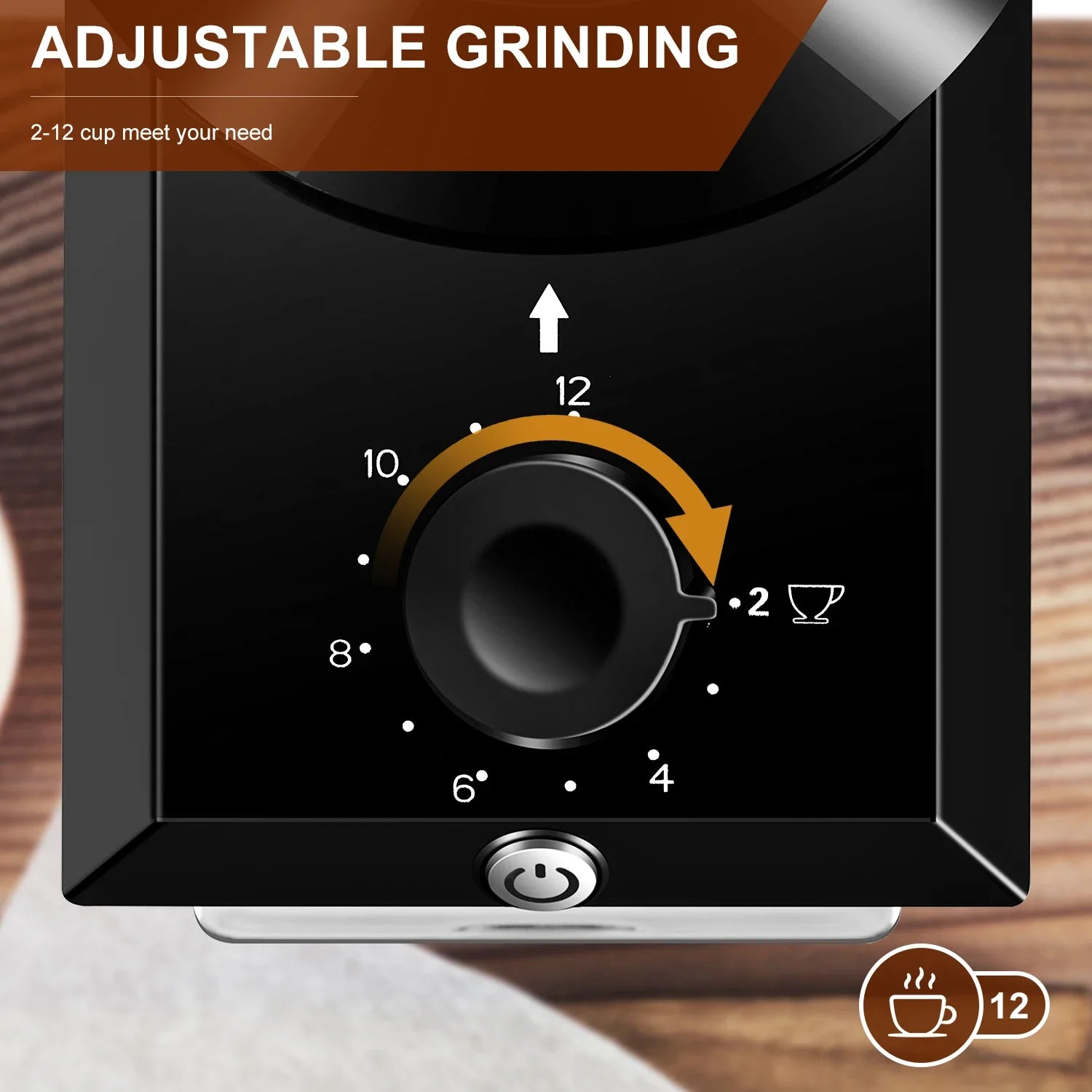 Automatic Coffee Bean Grinder for Espresso, French Press & Drip