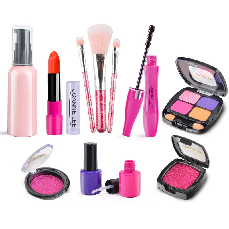 GlamPlay™ Kids Makeup Set – Pretend Play Beauty Kit for Girls (Safe, Washable & Non-Toxic)